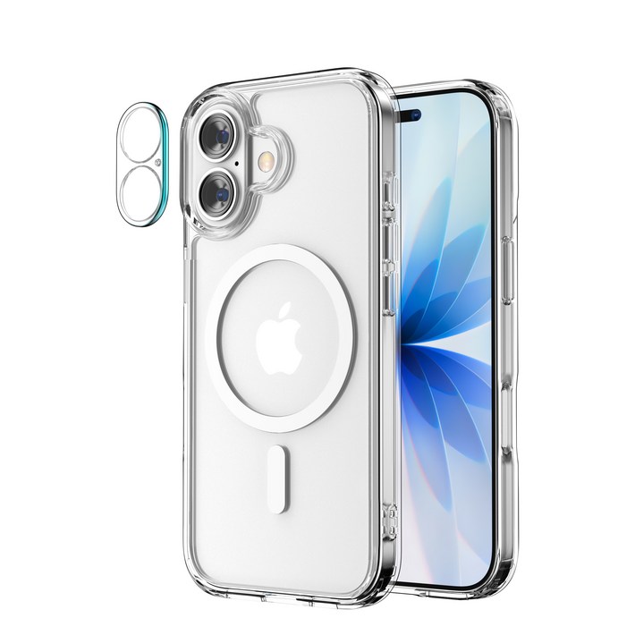 케이맥스 맥세이프 클리어핏 케이스  카메라필름 세트