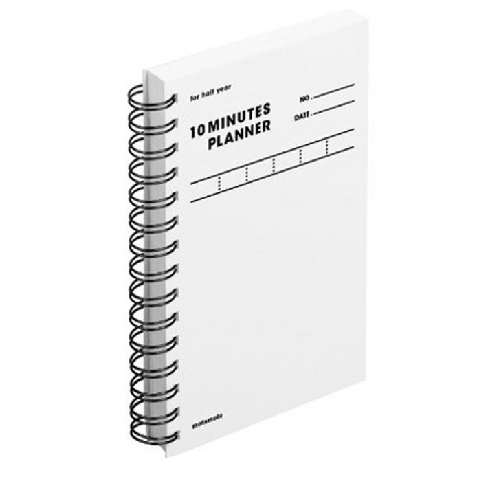모트모트 오리지널 텐미닛 플래너 HALF YEAR, 화이트, 1개