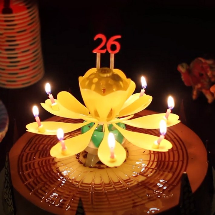 스토리빙 생일 축하 초 연꽃 멜로디 선물 파티 용품 숫자 토퍼 19p 세트, 옐로우 스토리빙 생일 축하 초 연꽃 멜로디 선물 파티 용품 숫자 토퍼 19p 세트, 옐로우