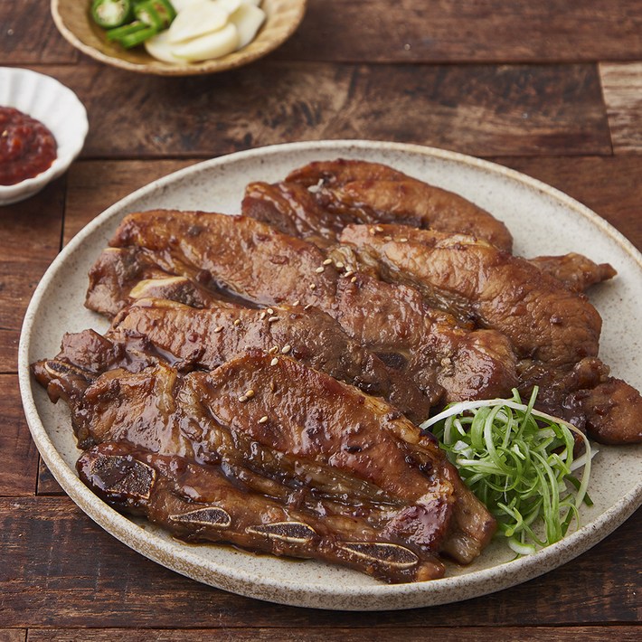 고급진 한돈 양념LA갈비 냉장, 1kg, 1개