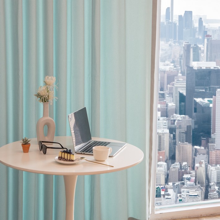 nuguna 굿데이 항균 사계절용 형상기억 예쁜주름 커튼세트