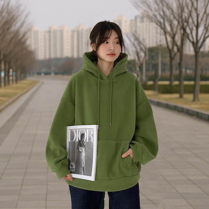 안다로미 여성용 비비드 폴라리스 후드티셔츠