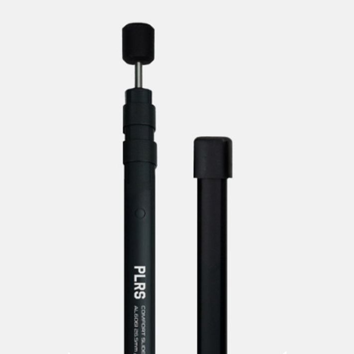 폴라리스캠프 컴포트 슬라이드 사이드 폴대 3단 조절 블랙