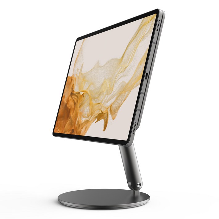 에이핀 갤럭시탭 마그네틱 자석 회전 거치대, 그라파이트, 1개, S8  S9  S9FE  S10