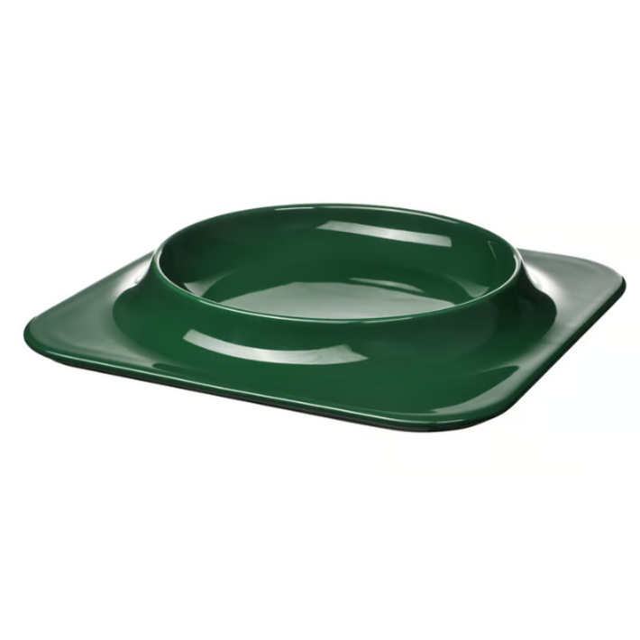 이케아 VINTERFINT 빈테르핀트 접시, 1개, 다크그린206.114.86