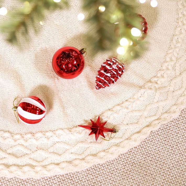 조아트 트리스커트 장식, 퀼팅 크림 90, 1개