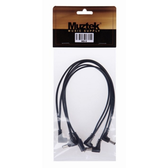 Muztek MD5 DC 파워 이펙터 전원 케이블 문어발 5구