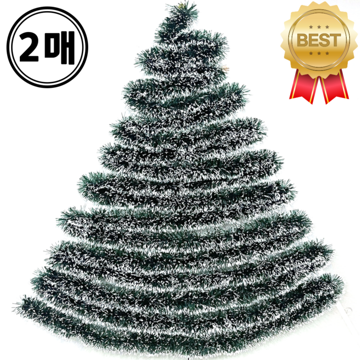 크리스마스 눈꽃 모루 트리 만들기 창문 벽트리 가랜드 리스 꾸미기