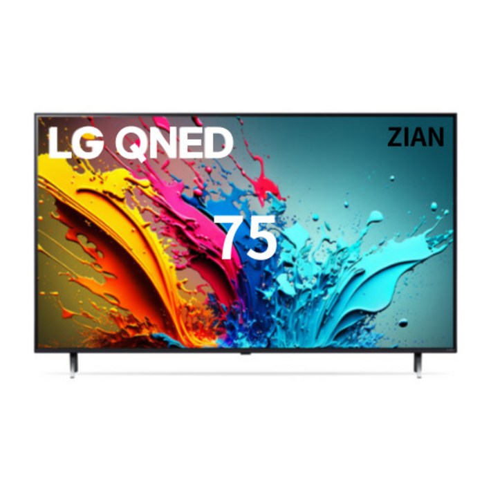 LG전자 75인치190Cm 4K UHD 스마트 TV 75QNED80, E.지방벽걸이설치