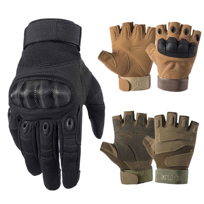 전술장갑 밀리터리 군용 택티컬 아웃도어 등산장갑, B타입올리브, 1개