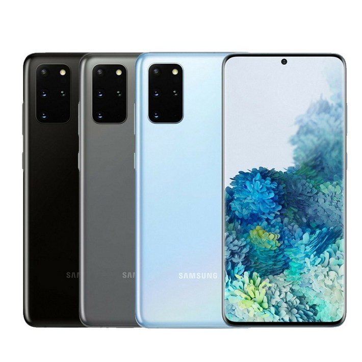 리퍼폰삼성 갤럭시s20플러스 256GB 센터판 미사용 중고폰 공기계 알뜰폰 자급제, 클라우드블루
