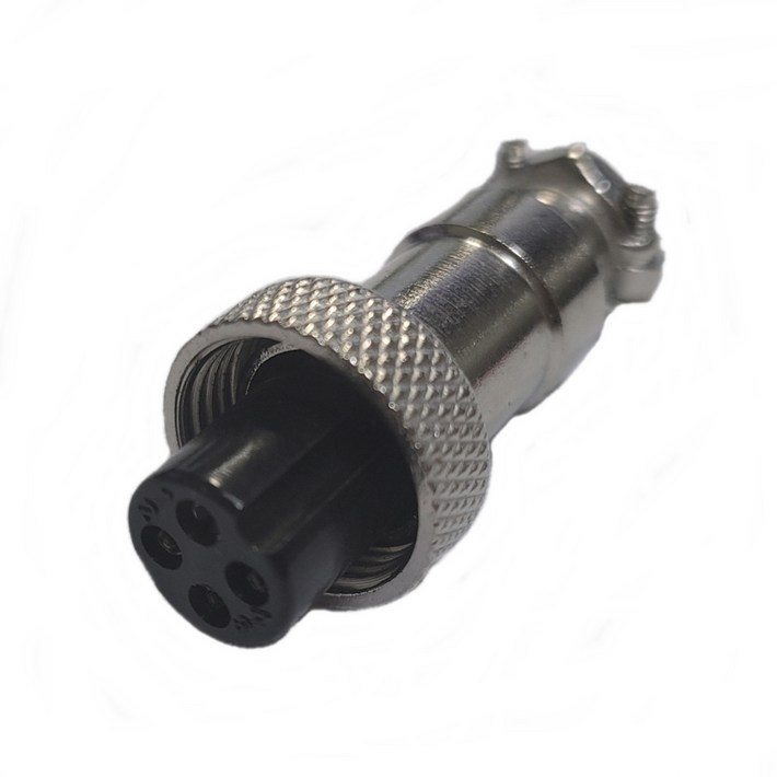 12mm 4핀암 항공잭 써큘러 커넥터 잭 플러그 케이블