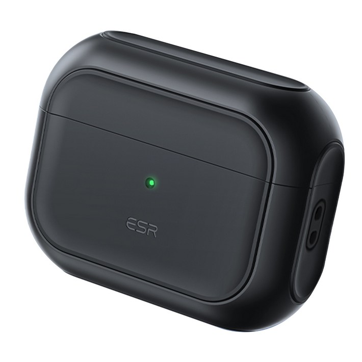 ESR 에어팟 할로락 맥세이프 하이브리드 마그네틱 케이스, 에어팟 프로 3세대, 블랙