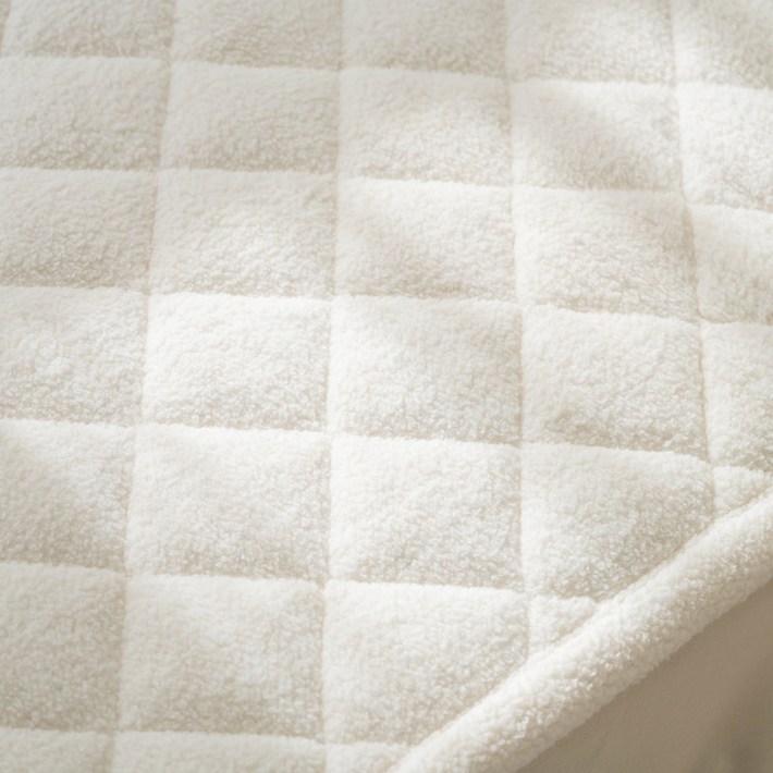 릴리 뽀글이 양털극세사 겨울 밴딩패드 3색상