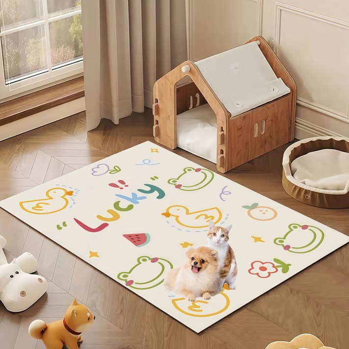 정싱 pvc  반려동물 방수 미끄럼방지 매트 러그타입 강아지 미끄럼방지 논슬립매트