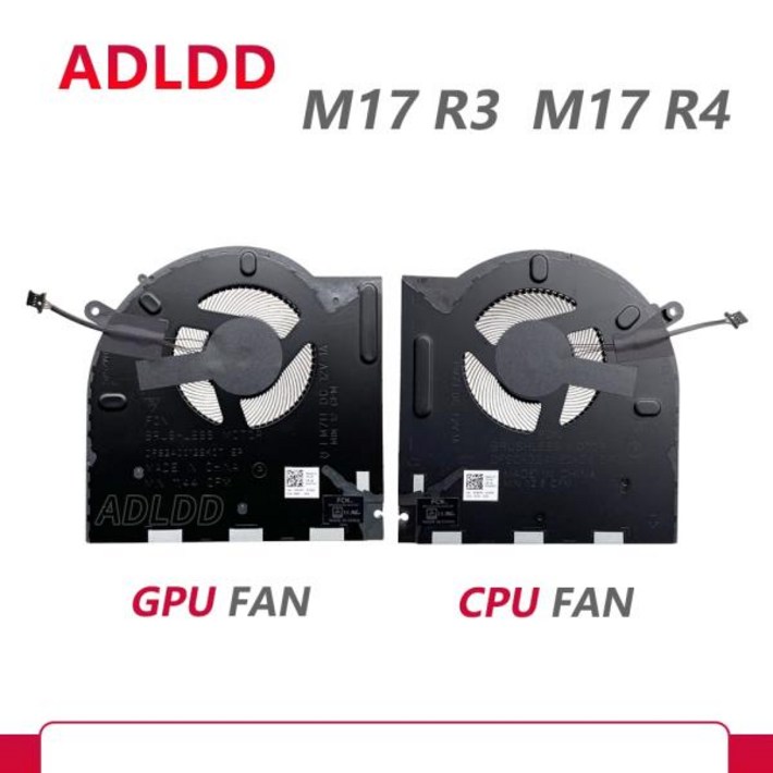 델에일리언웨어 노트북용 CPU 쿨러 팬  M17 R3 R4 P45E 0H5TYJ 0CNV63 FM7J EG50061S1-1C010-S9 DC28000ROSL