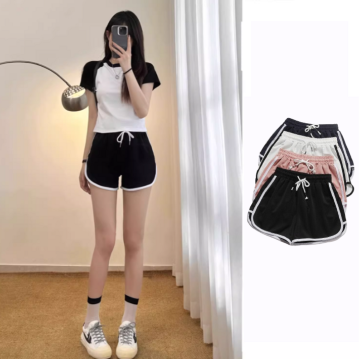 레송 다리길어보이는 여성 반바지 트레이닝 돌핀팬츠 숏팬츠 레송 다리길어보이는 여성 반바지 트레이닝 돌핀팬츠 숏팬츠
