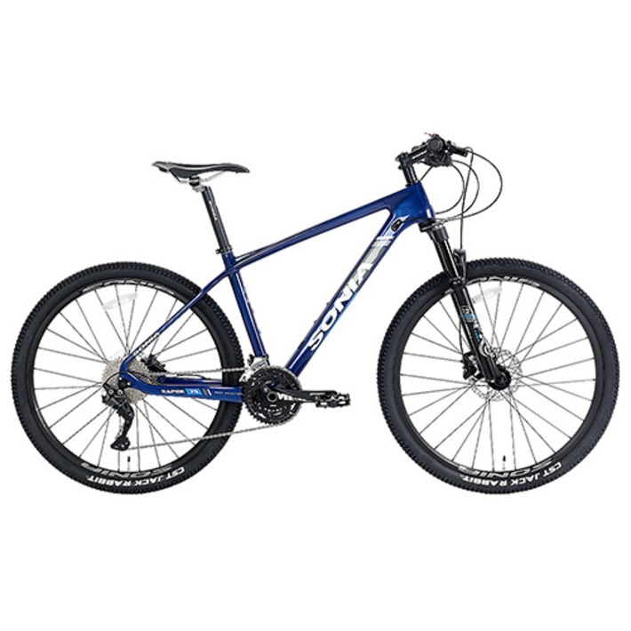 소니아 라피드79 MTB 자전거 카본 시마노데오레 30단 완조립, 1개