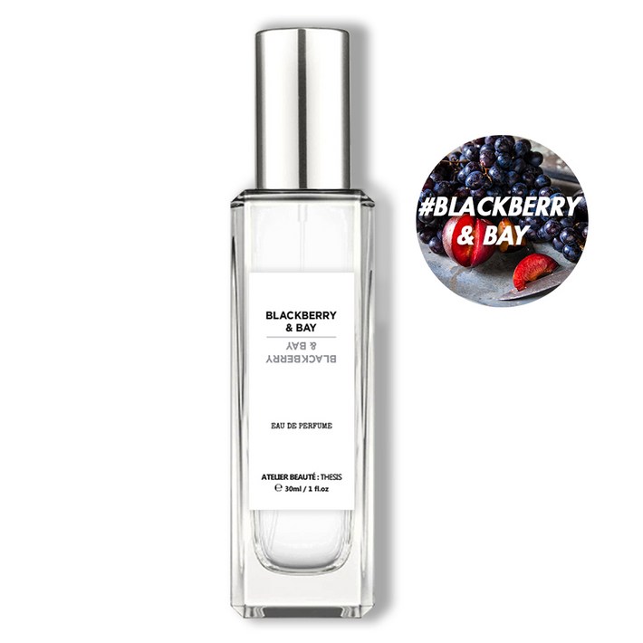 떼시스 블랙베리앤베이 밝고 산뜻한 프루티 그린 베이리프 향수 오드퍼퓸