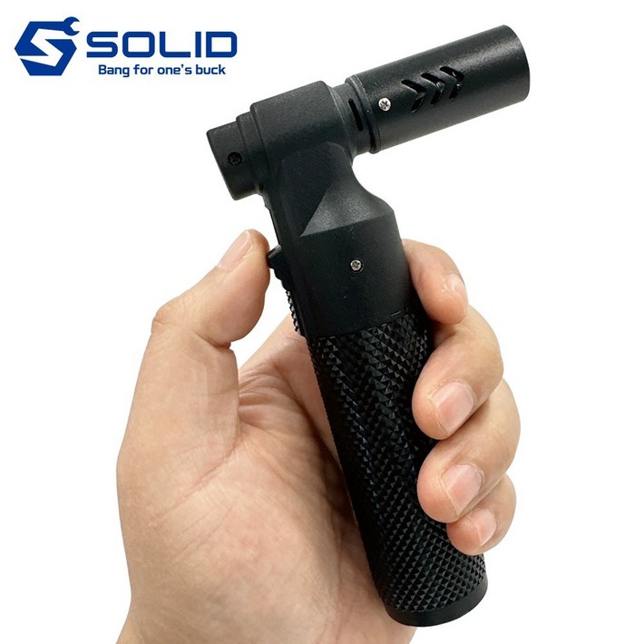 솔리드 충전 휴대용토치 캠핑 가정용 요리용 미니 토치 캠핑용 조리용 가스 SOLGT01