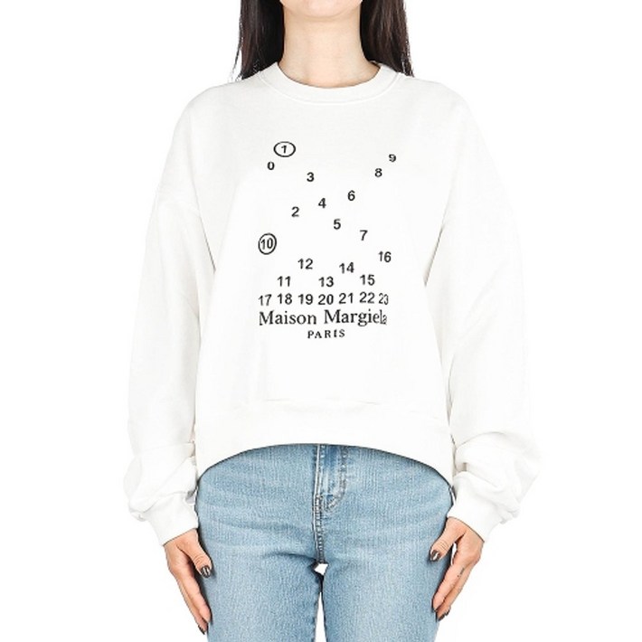 메종마르지엘라 여성 맨투맨 S51GU0118 S25540 101 메종마르지엘라 여성 맨투맨 S51GU0118 S25540 101