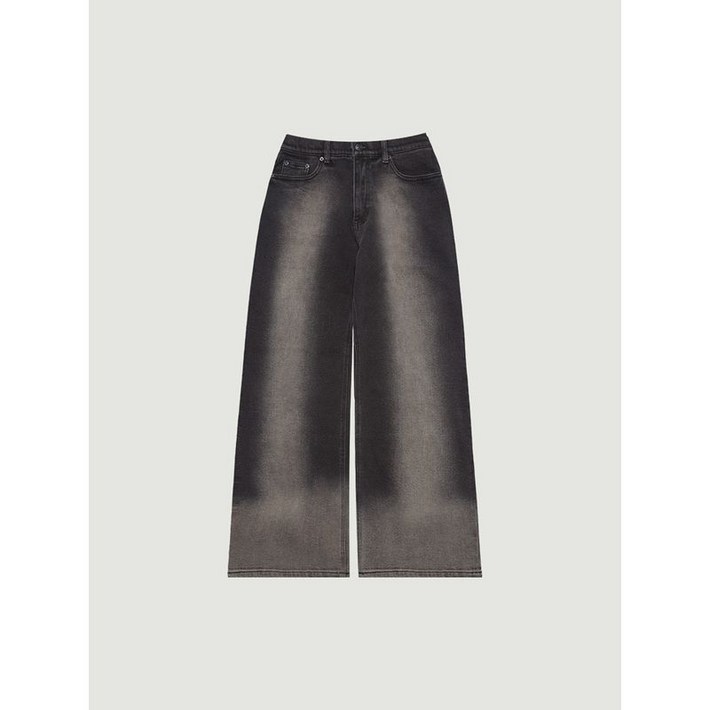 행텐 여성 샌드브러쉬 슈퍼와이드 기모 데님팬츠 100 10490-155-806-10