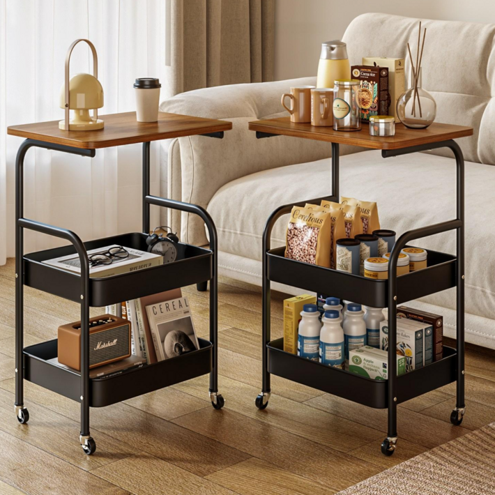 하이피러브 이동식 트롤리 수납 선반