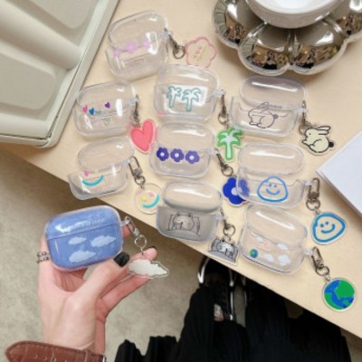 소니 링크버즈s 투명 케이스 캐릭터 TPU 젤리 sony link buds s case