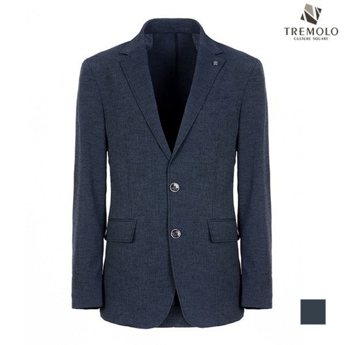 TREMOLO 멜란지 스트레치 싱글 자켓TRRFUVM3545