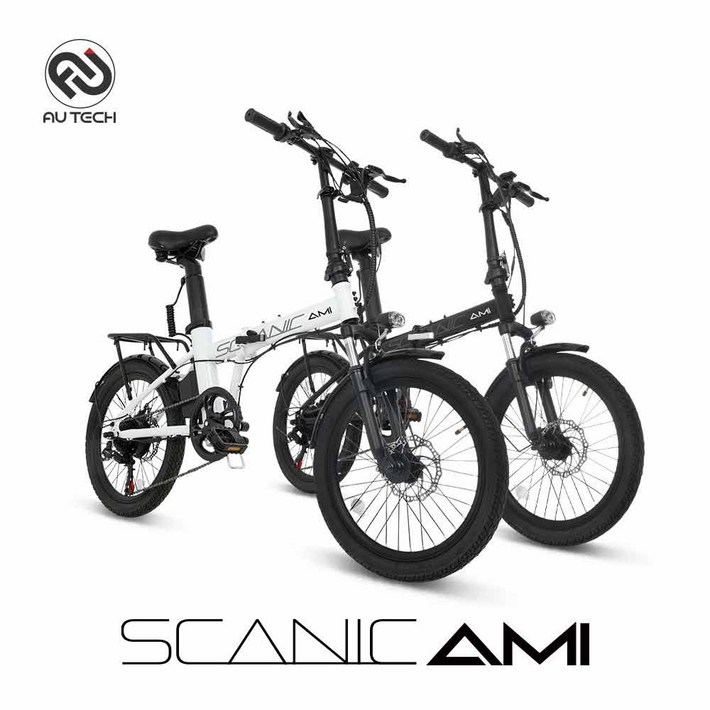 AU테크 스카닉 AMI 500W 고출력 미니벨로 접이식 전동 전기자전거