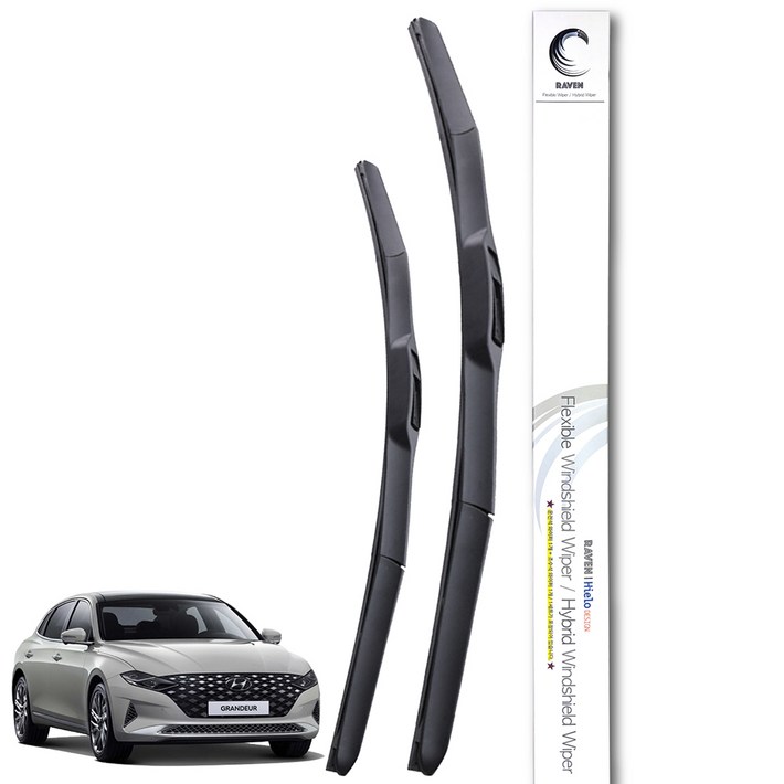 레이븐 그랜저HG 그랜저IG 더뉴 그랜저 GN7 호환 하이브리드 와이퍼 운전석조수석 세트 650450, 현대 더뉴 그랜저IG 19년22년 2618