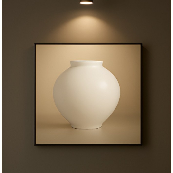 이룸 복이 들어오는 집 프리미엄 달항아리그림 액자 재물운 다복 풍수 현관 거실 인테리어 개업 이사 선물