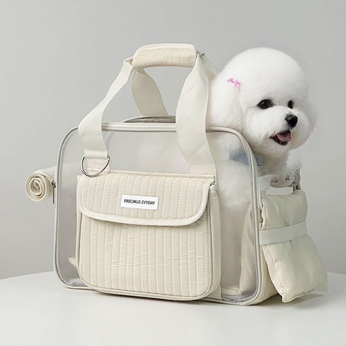반려동물 이동가방 강아지 산책 가방 가벼운 통기 경량 슬링백