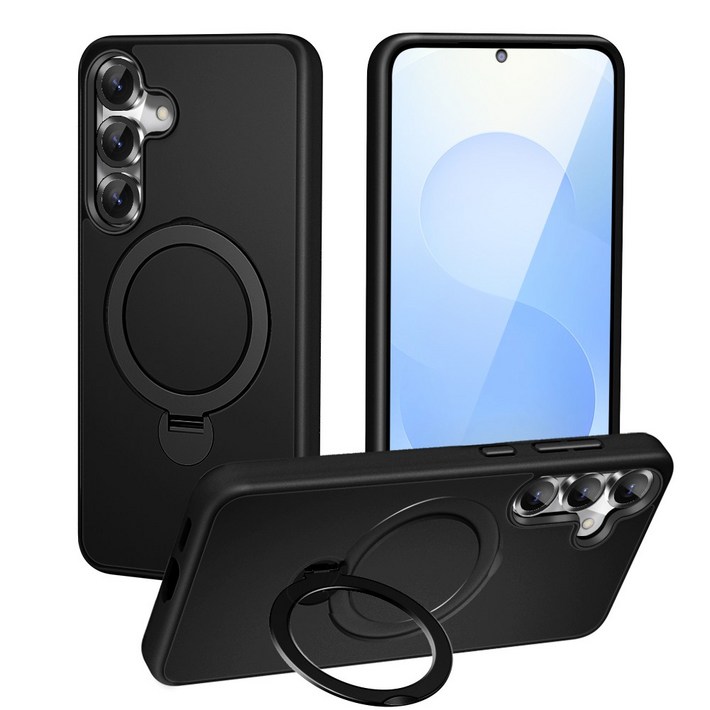 삼성 갤럭시 S24 S25 S26 플러스 울트라 엣지 맥세이프 자기흡착 군사급 360회전링 케이스