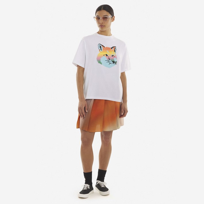 메종키츠네 뉴 시즈널 폭스 헤드 이지 티셔츠 반소매 메종키츠네 뉴 시즈널 폭스 헤드 이지 티셔츠 반소매