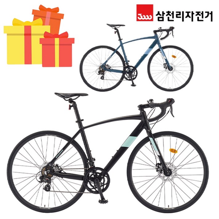 삼천리 완조립 2023 아팔란치아 700C XRS 14D 알루미늄 사이클 입문용 로드 자전거, 다크블랙 삼천리 완조립 2023 아팔란치아 700C XRS 14D 알루미늄 사이클 입문용 로드 자전거, 다크블랙