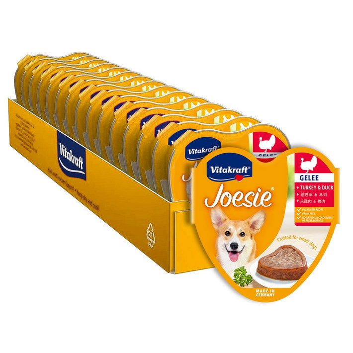비타크래프트 조에시 강아지 습식사료 칠면조오리 85g X 15 BOX, 15개, 칠면조, 85g