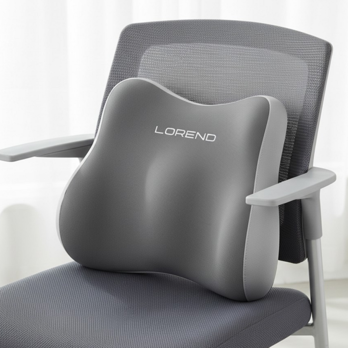 로렌드 하루종일 편안한 사무실 의자 등받이 허리 쿠션 받침대