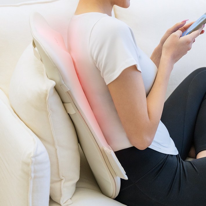 카프 등 허리 무선 안마기 마사지 의자 마사지기 온열 매트 차량용 가정용 다용도