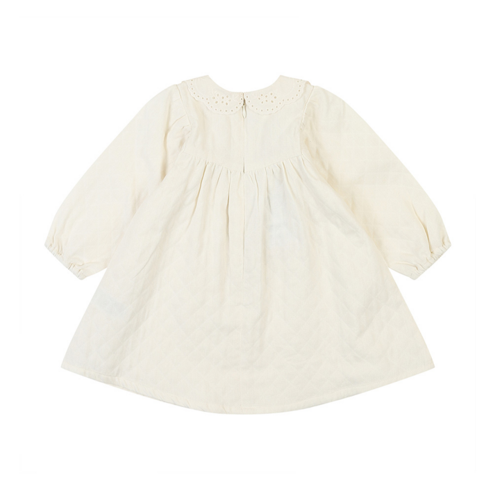 아가방 NC엑스코점 이월 60 완전강추 부드러운 터치감 심플한 디자인 프릴카라가 사랑스러운 앤퍼프원피스 여아 원피스 외출복 선물용으로도 좋아요