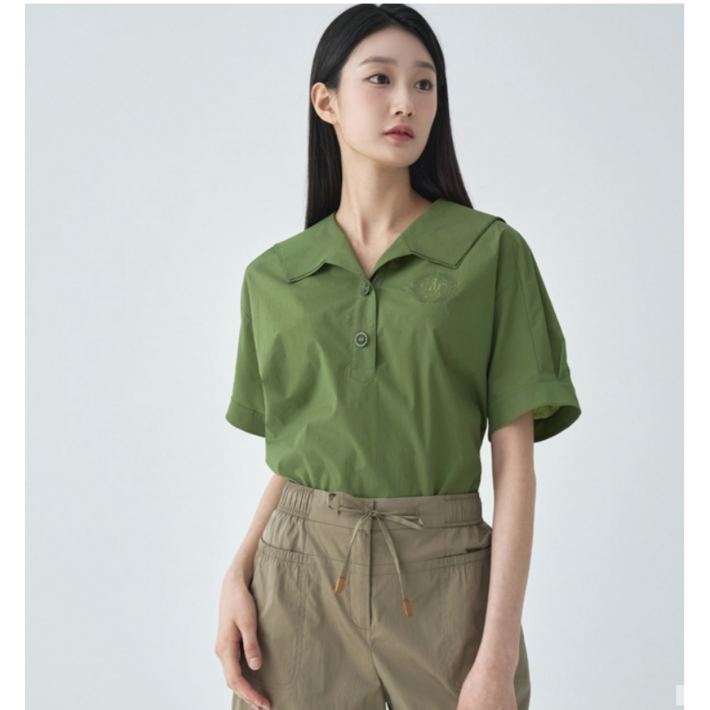 지센 여성 피어로즈 와이드카라 메탈자수 셋업블라우스 LCWSO5942컬러 지센 여성 피어로즈 와이드카라 메탈자수 셋업블라우스 LCWSO5942컬러