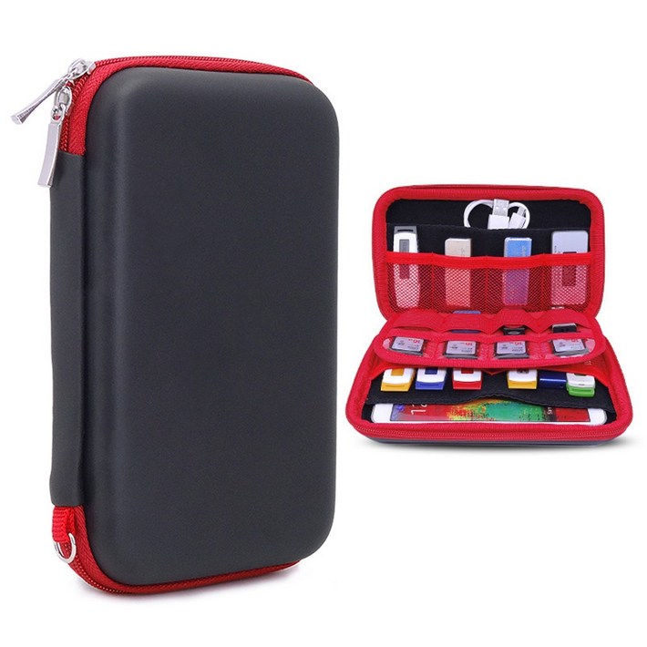 EVA USB 메모리 SD카드 외장하드 보관함 파우치 휴대용 보관가방 EVA USB 메모리 SD카드 외장하드 보관함 파우치 휴대용 보관가방