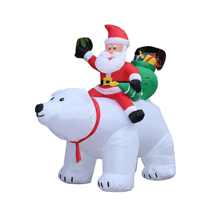 LED 에어벌룬 대형 북극곰 산타 매장 홍보 인형170cm