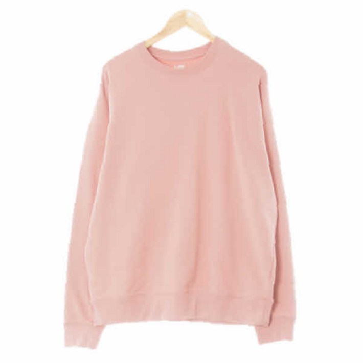 3927 지오다노 파우더로즈핑크 면 맨투맨 105