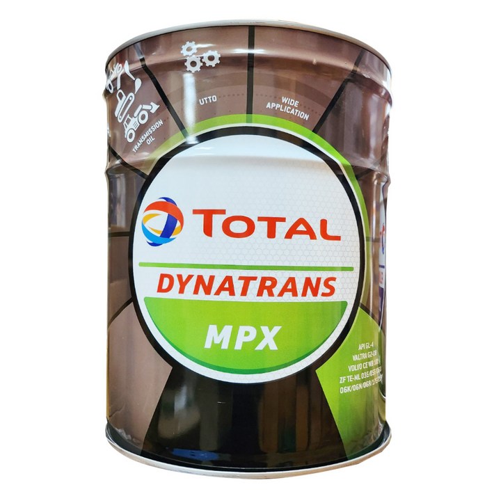 TOTAL 다이나트랜스 MPX 20L 트렉터 오일 미션 다목적 유압오일, 다이나트랜스 MPX  20L 1개, 1개