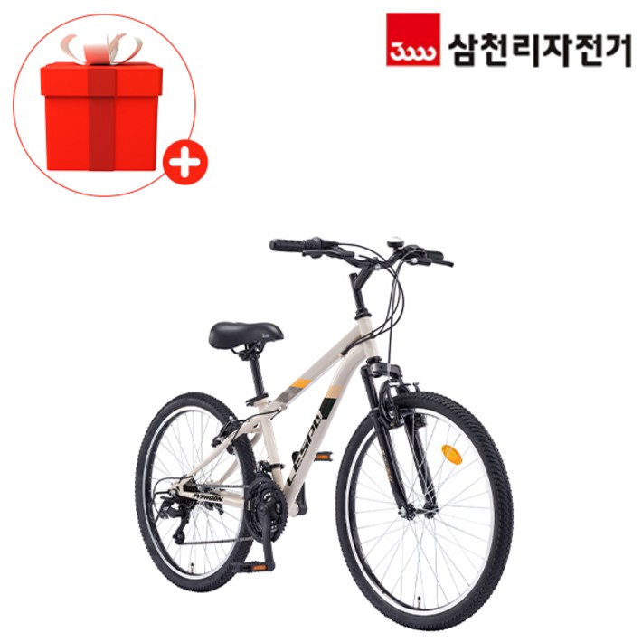 삼천리 2025 완조립 60.96cm24인치 태풍 SF 21단 초등학생 주니어 컴포트 MTB 자전거, 다크실버, 1개 삼천리 2025 완조립 60.96cm24인치 태풍 SF 21단 초등학생 주니어 컴포트 MTB 자전거, 다크실버, 1개