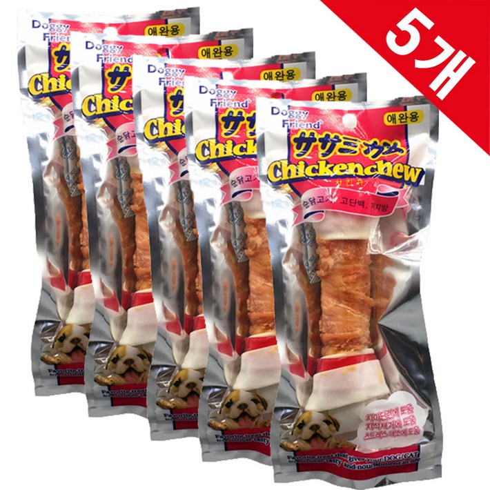 대형견용 맛있는 치킨딩고 왕개껌1px5 애견이건강 덴탈간식 대형견용 맛있는 치킨딩고 왕개껌1px5 애견이건강 덴탈간식