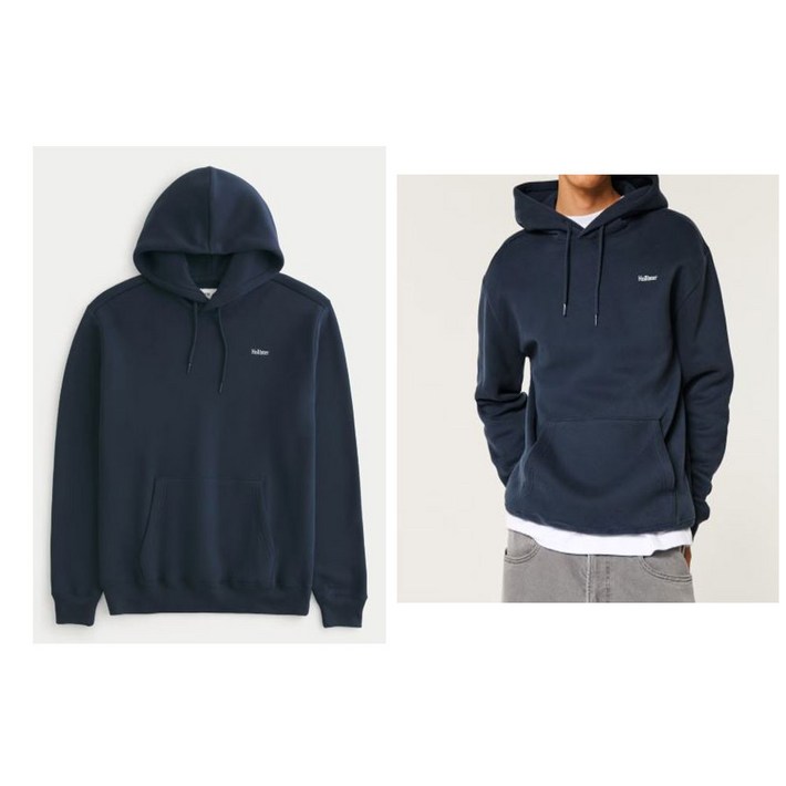 23 뉴욕1 NEW 홀리스터 남자 로고 기모 자수 후드티