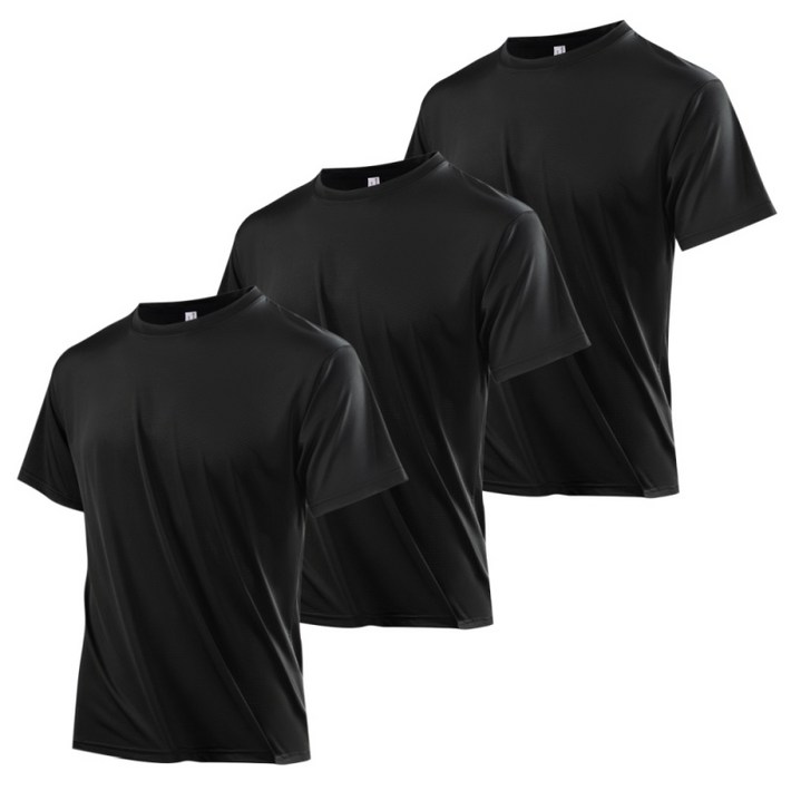 111 여름 남녀공용 냉장고 아이스 통기성 반팔티 티셔츠 3팩 베이잉