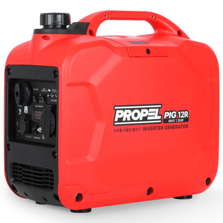 프로펠 인버터 발전기 저소음 엔진 휴대용 소형 캠핑 푸드트럭 PIG12R